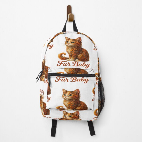 Item preview, Fur Baby Cat Art | Swirly Pattern Cat Illustration | Cute Cat Lover Artwork designed and sold by Gurjeetpixelart.
