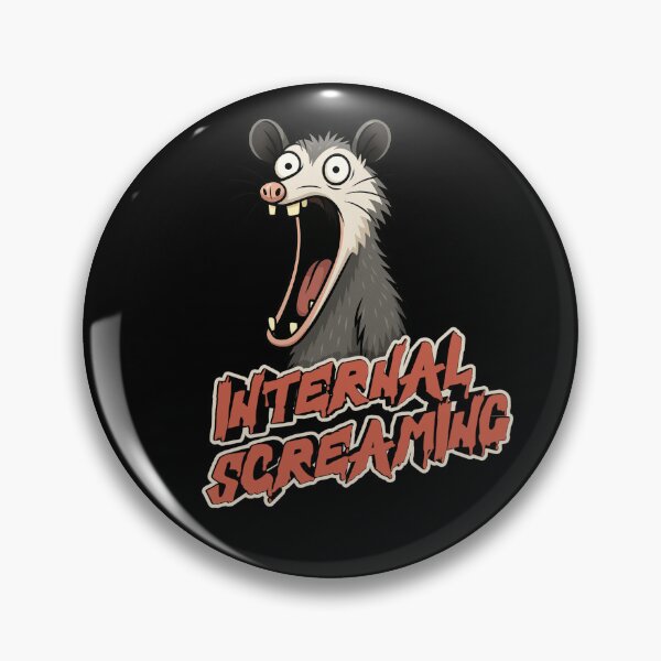Item preview, Funny Stress Reaction – Internal Screaming Possum  designed and sold by Ivy-Triggs.