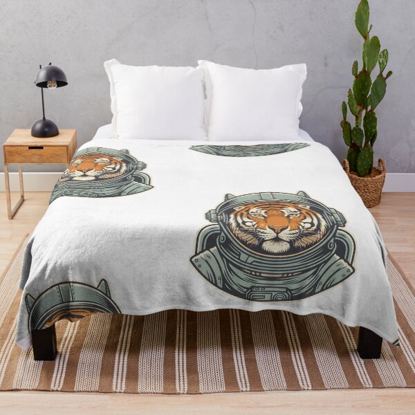 Item preview, A TIGER ASTRONAUT designed and sold by infinitearte.