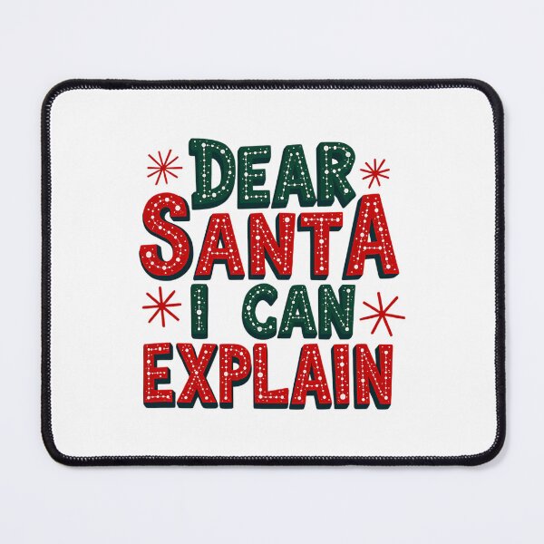 Item preview, Can The Santa Santa Naughty Christmas Funny Explain I List On Dear designed and sold by JoelyNavarro.