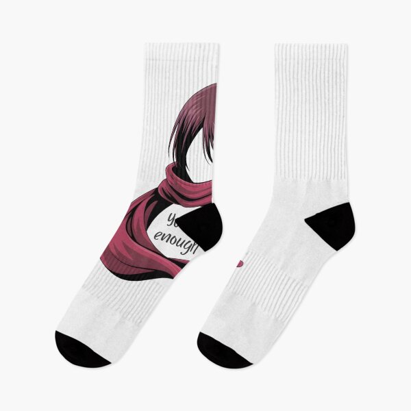 Item preview, Mikasa Ackerman Red Scarf T-Shirt | Minimalist Attack on Titan Anime Fan Art | AOT Symbol Gift, Nerd Stuff, Nerdy designed and sold by Pixie Bloom.