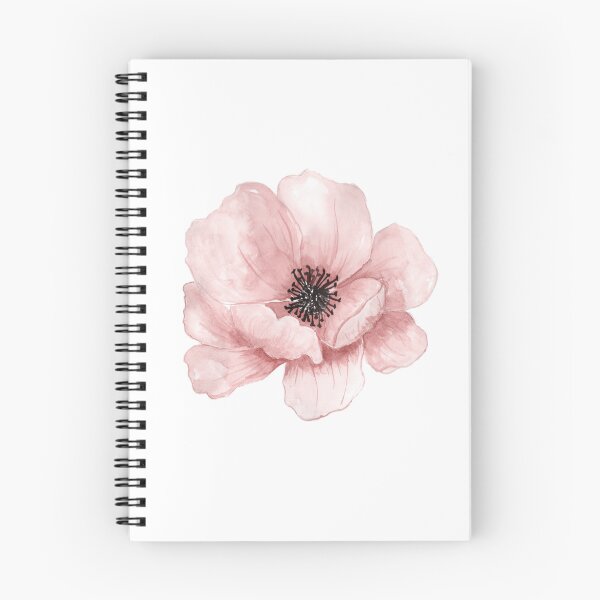 Item preview, Flower Watercolor painting, Pink hand-painted flowers, pink flower, color, cartoon designed and sold by widowidad.