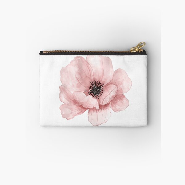 Item preview, Flower Watercolor painting, Pink hand-painted flowers, pink flower, color, cartoon designed and sold by widowidad.