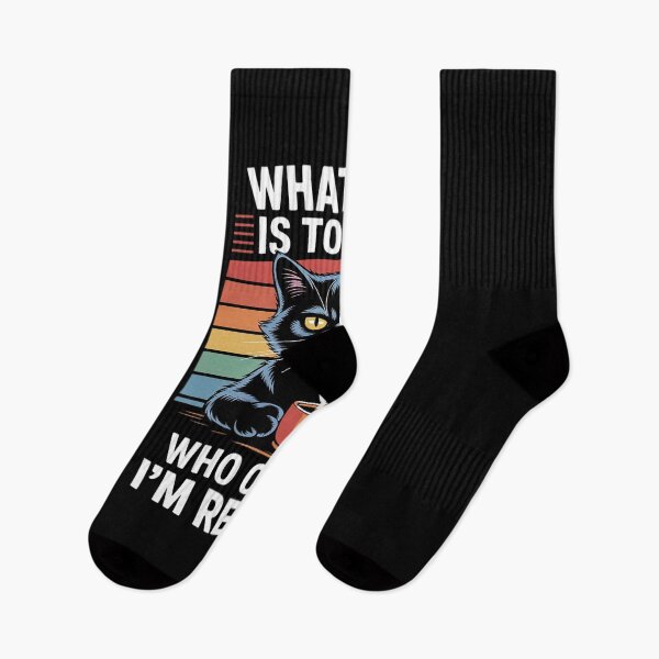 Item preview, Womens What Day Is Today Who Cares I'm Retired Cat Humor Coffee0  designed and sold by VerseFarm.
