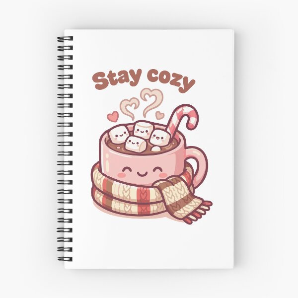 Item preview, Kawaii Hot Cocoa Mug Stay Cozy Winter Art designed and sold by ffpdsgn.