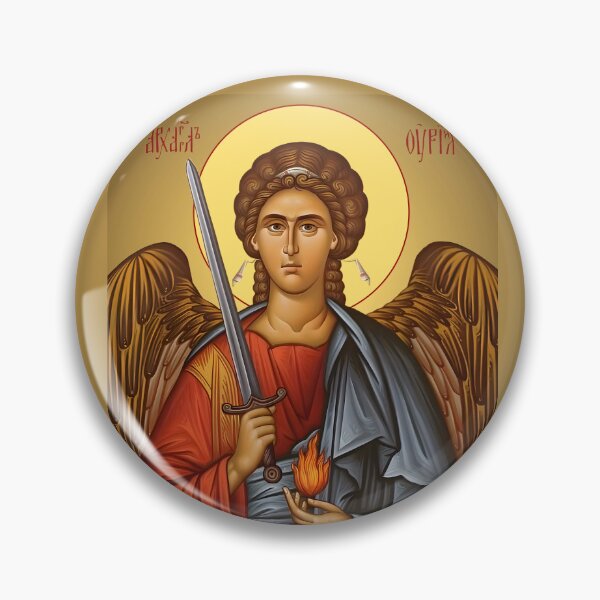 Item preview, icon Saint Archangel Uriel ,Saint Uriel the Archangel designed and sold by orthodox-icon.