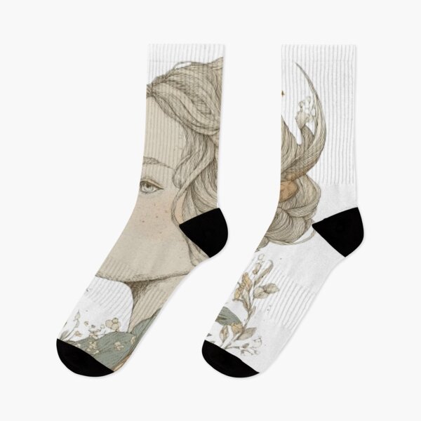 Item preview, Ava – Virgo Zodiac Botanical Design designed and sold by AlexLineArt.