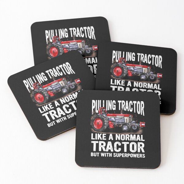 Item preview, Men'S Black Tractor Pulling Superpower Fun designed and sold by TamaraIrma.