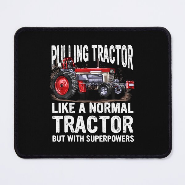 Item preview, Men'S Black Tractor Pulling Superpower Fun designed and sold by TamaraIrma.