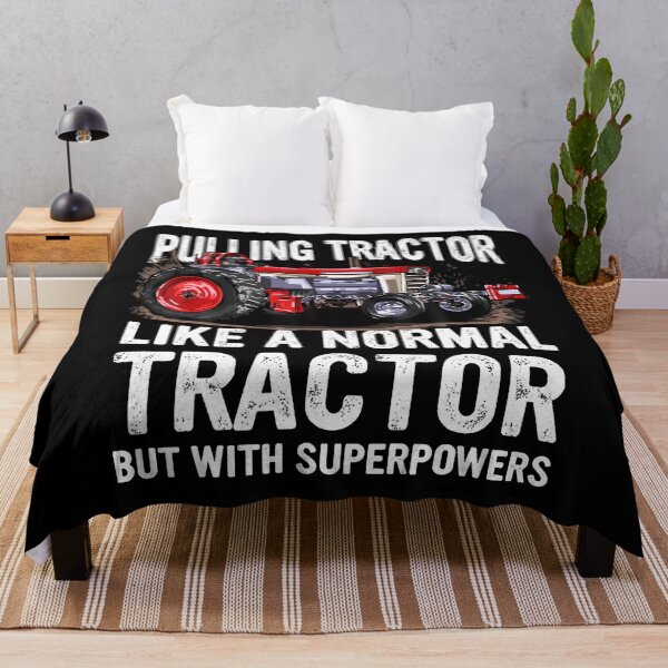 Item preview, Men'S Black Tractor Pulling Superpower Fun designed and sold by TamaraIrma.