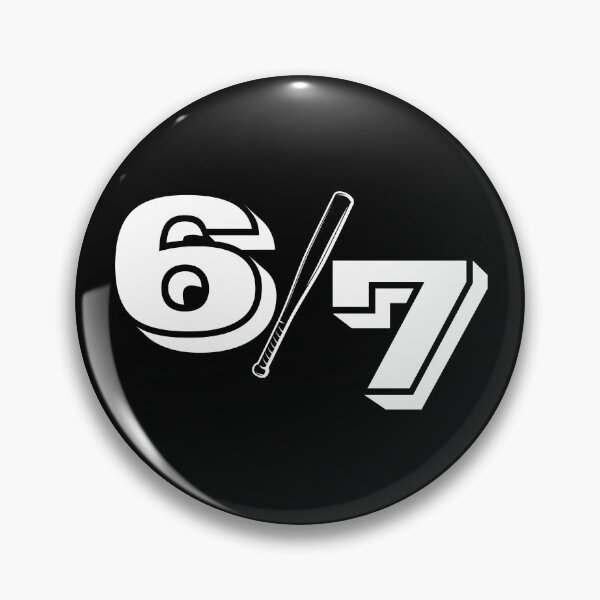 Item preview, funny six seven 6 7 meme gen alpha slang 6 7 baseball catcher's mitts designed and sold by thepeaceful90.