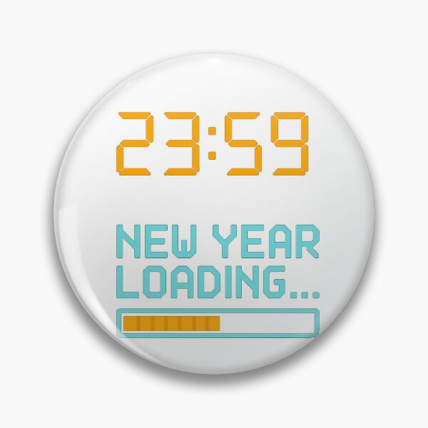 Item preview, 23:59 – New Year Loading Neon Countdown designed and sold by CyberCharm.