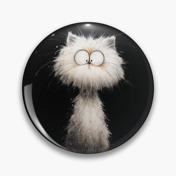 Item preview, Cute White Persian Cat ' Persian Puff ' BY SHiRLeY MacARTHuR designed and sold by Shirley MacArthur Art.