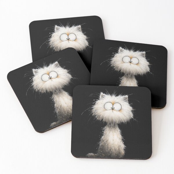 Item preview, Cute White Persian Cat ' Persian Puff ' BY SHiRLeY MacARTHuR designed and sold by Shirley MacArthur Art.
