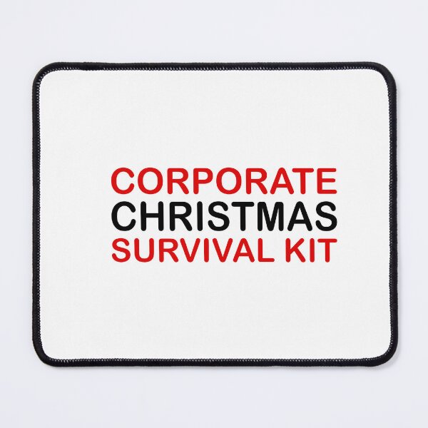 Item preview, Corporate Christmas Survival Kit T-Shirt | Funny Office Holiday Party Gift designed and sold by SylwiaPrint.