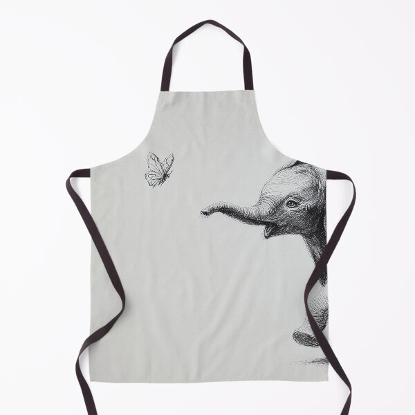 Item preview, Baby Elephant Chasing Butterfly designed and sold by lautir.