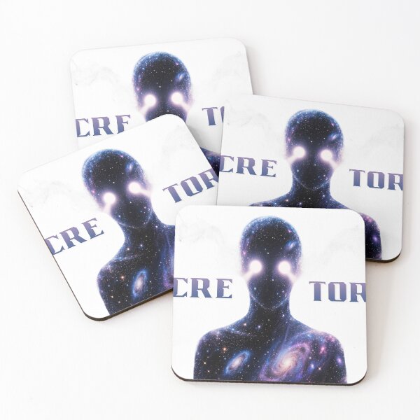 Item preview, Creator - Galaxy Silhouette with Glowing Eyes Universe Art designed and sold by Vicksin ⭐⭐⭐⭐⭐.