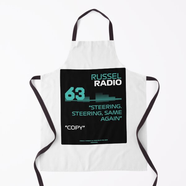 Item preview, Steering. Steering, same again - George Russell F1 Team Radio designed and sold by Heybratan.