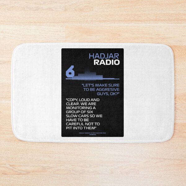 Item preview, Let's make sure to be aggresive guys, ok? - Isack Hadjar F1 Team Radio designed and sold by Heybratan.