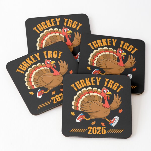 Item preview, Cute Happy Gobble Fall Trot Thanksgiving Squad 80s designed and sold by CalvinVanAuken.