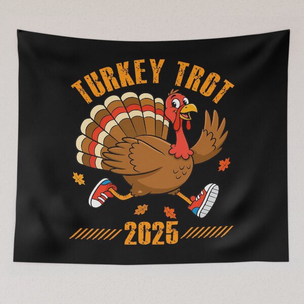 Item preview, Cute Happy Gobble Fall Trot Thanksgiving Squad 80s designed and sold by CalvinVanAuken.