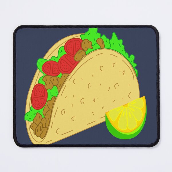 Item preview, Cute Taco with Lemon Slice, Taco food, kawaii food designed and sold by RS4you.