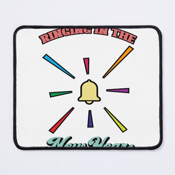 Item preview, Ringing In The New Year Retro Bell Colorful T-Shirt designed and sold by Stag Prime Shop.