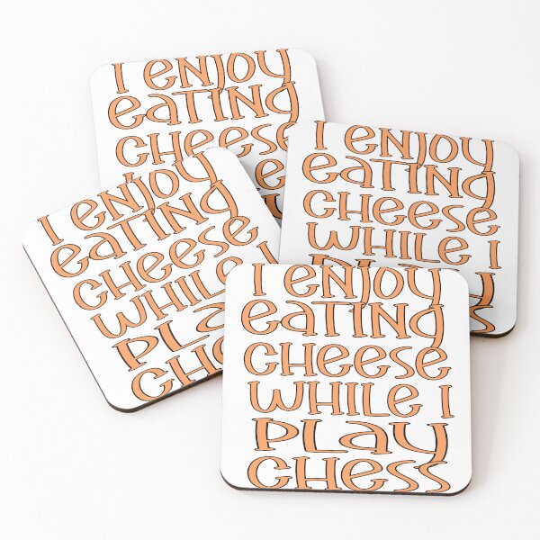 Item preview, I Enjoy Eating Cheese While I Play Chess – Funny Chess & Cheese Lover Design – Game Night Gift designed and sold by sednalafandy79.