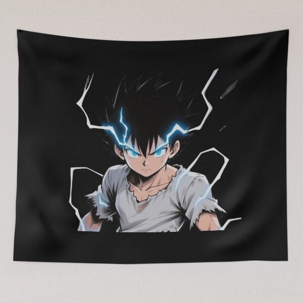 Item preview, Epic Anime Lightning Warrior Sticker – Electric Power Anime Boy | Cool Action Character Art. designed and sold by Subhash1562.