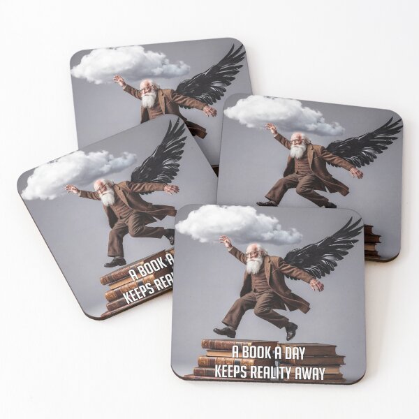 Item preview, A Book a Day Keeps Reality Away designed and sold by Saint Arts Studio.