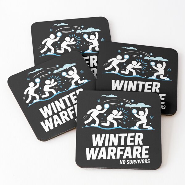 Item preview, Winter Warfare Funny Snowball Battle designed and sold by MonkiFlipp.