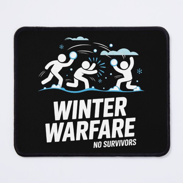 Item preview, Winter Warfare Funny Snowball Battle designed and sold by MonkiFlipp.