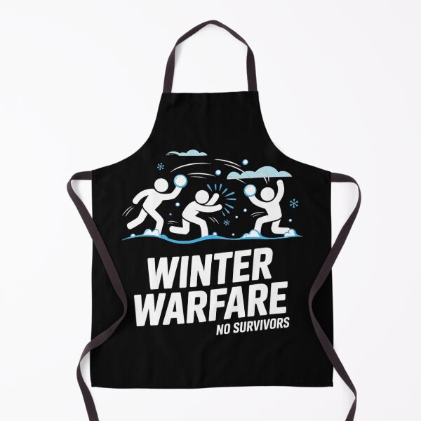 Item preview, Winter Warfare Funny Snowball Battle designed and sold by MonkiFlipp.