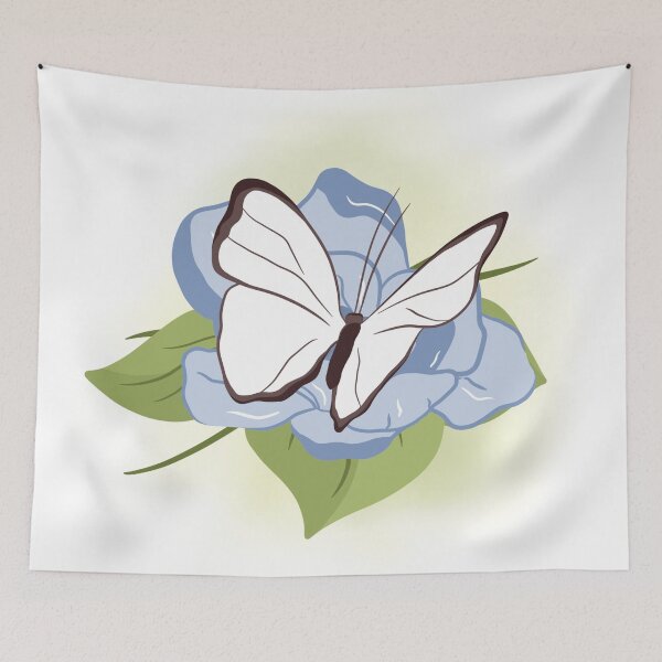 Item preview, Blooming Day with Flower and Butterfly designed and sold by Ryel Art.