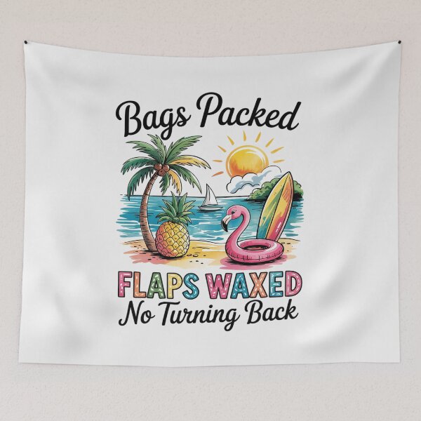 Item preview, Bags Packed Flaps Waxed Inappropriate Trip Travel Girl  designed and sold by KotexTemu.