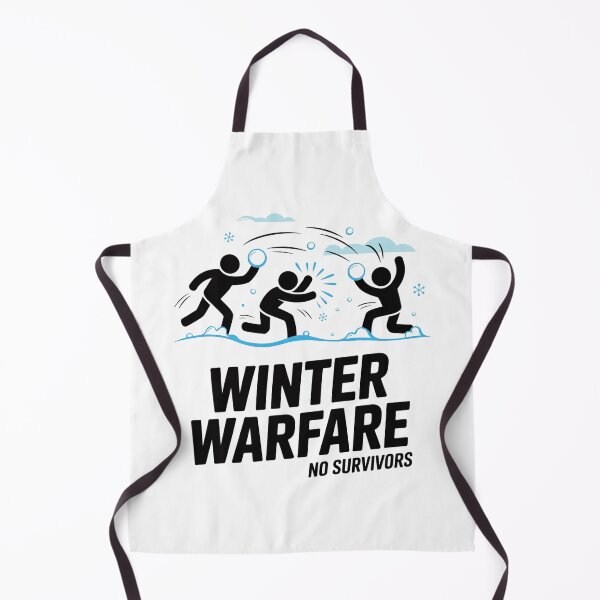 Item preview, Winter Warfare Funny Snowball Battle designed and sold by MonkiFlipp.