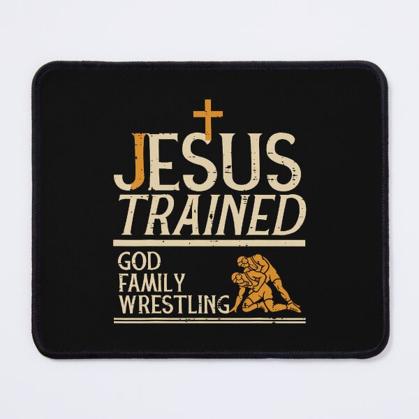 Item preview, Jesus Trained God Family Wrestling Christian Wrestler Men designed and sold by TamaraIrma.