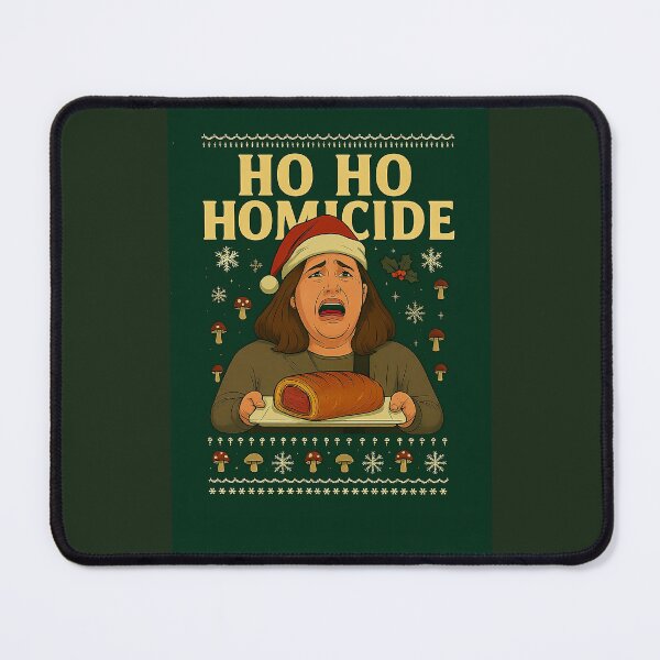 Item preview, Ho Ho Homicide - Erin Patterson Mushroom Cook Christmas designed and sold by Al’s Shirts.