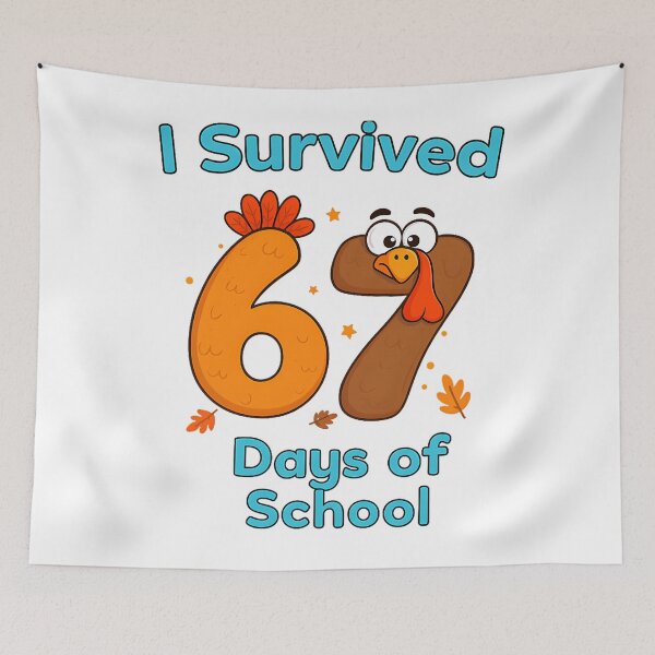 Item preview, of Classic Student Survived School I Meme Days 67 Teacher 67 Funny designed and sold by SteveSaccoro.
