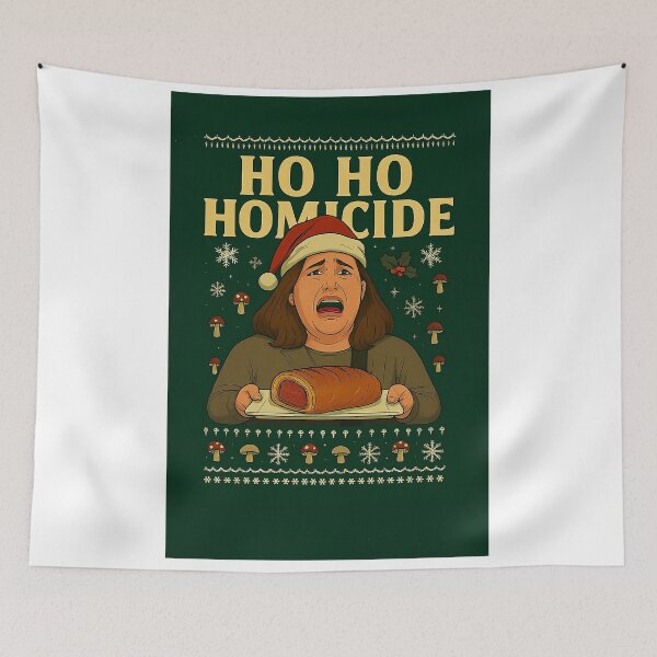 Item preview, Ho Ho Homicide - Erin Patterson Mushroom Cook Christmas designed and sold by Al’s Shirts.