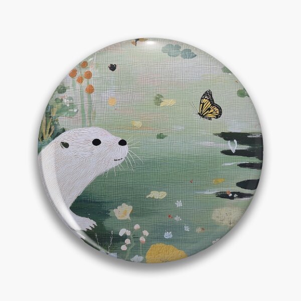 Item preview, Otter in a Lush Garden designed and sold by lautir.