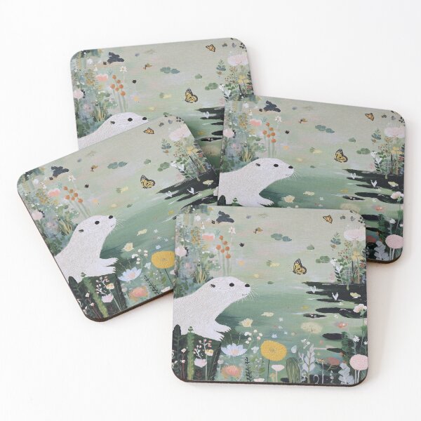 Item preview, Otter in a Lush Garden designed and sold by lautir.