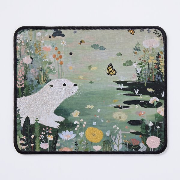 Item preview, Otter in a Lush Garden designed and sold by lautir.