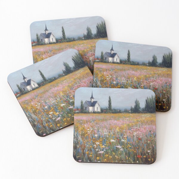 Item preview, Chapel in Wildflower Field designed and sold by lautir.