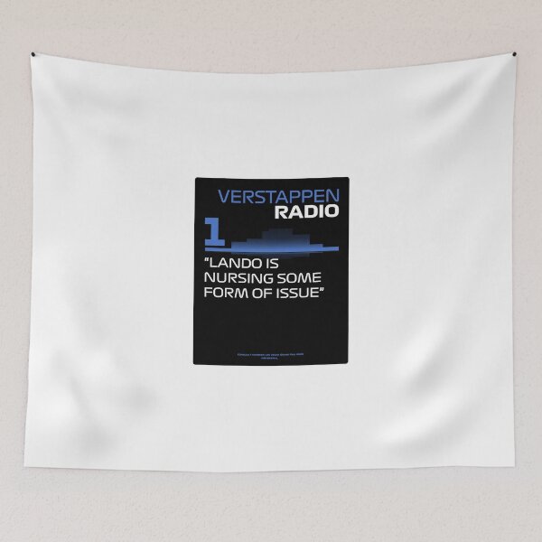 Item preview, Lando is nursing some form of issue - Max Verstappen F1 Team Radio designed and sold by Heybratan.