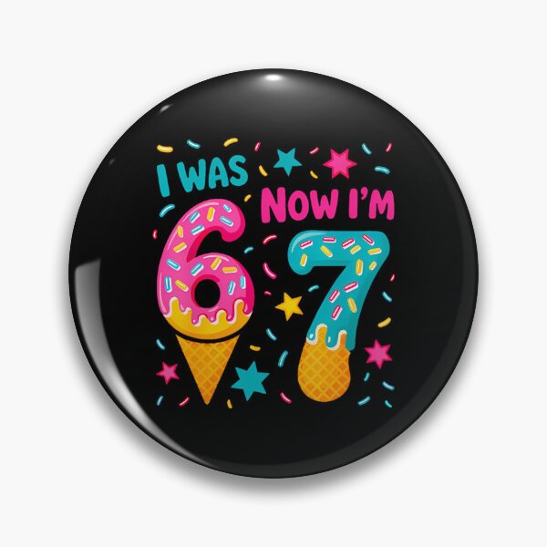 Item preview, Was Now Birthday Gift 7th Funny 7 I'm Classic 6 Boy I Happy Girl Hands designed and sold by RoniShorter.