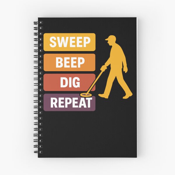 Item preview, Sweep Beep Dig Repeat Metal Detecting designed and sold by LuminOrb.