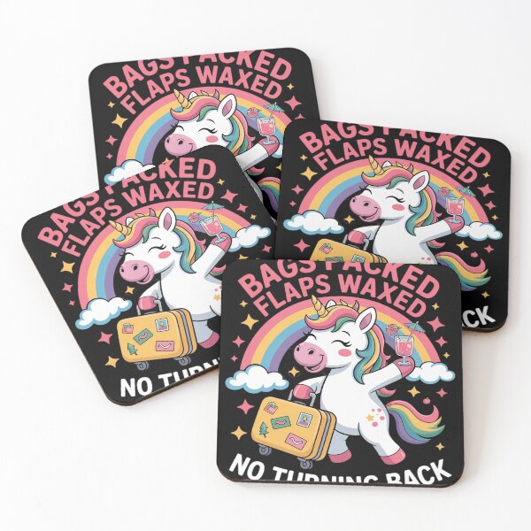 Item preview, Bags Packed Flaps Waxed Unicorn for Girls Trips Vacation  designed and sold by KotexTemu.