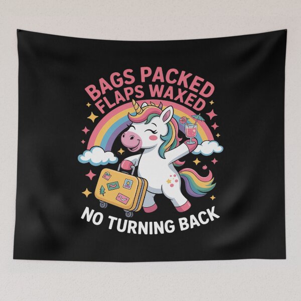 Item preview, Bags Packed Flaps Waxed Unicorn for Girls Trips Vacation  designed and sold by KotexTemu.