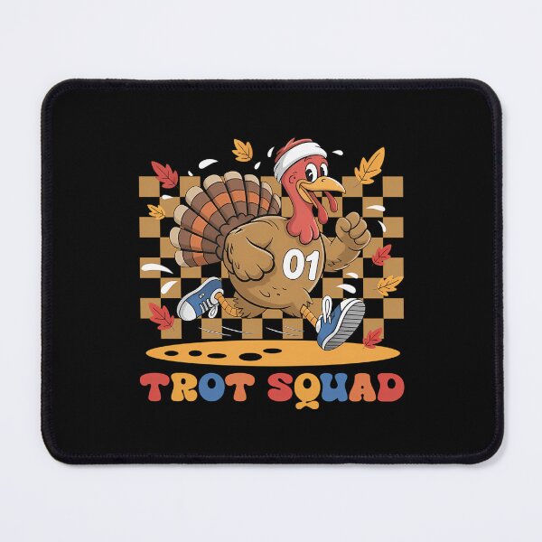 Item preview, Thanksgiving Squad Gobble Cute Trot 80s Fall Happy designed and sold by CalvinVanAuken.